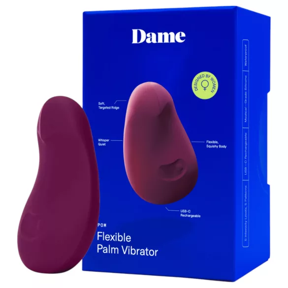 Dame Pom - vibrador recarregável para clitóris (roxo)