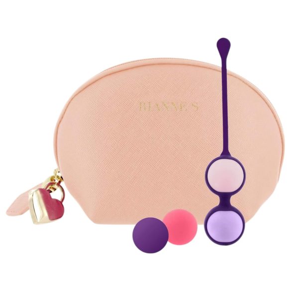 Conjunto de Bolas de Pompoarismo Variáveis Rianne Essentials (nude)