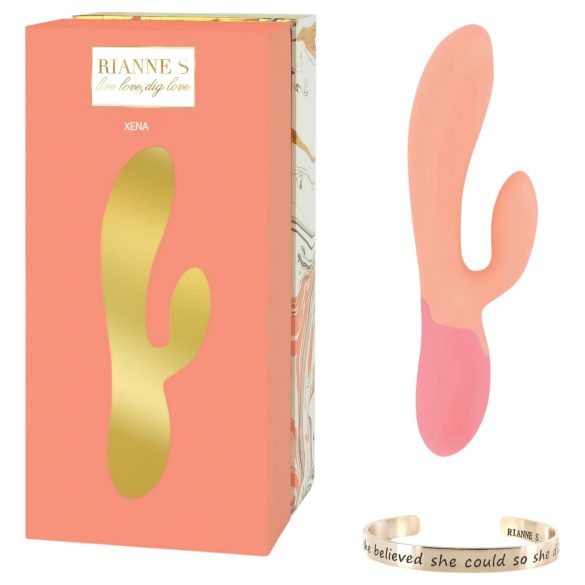 Rianne Essential Xena - Vibrador Recarregável Aquecido (Pêssego-Coral)