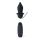 B SWISH Bfilled Classic - vibrador anal com controle remoto (preto)