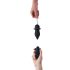 B SWISH Bfilled Classic - vibrador anal com controle remoto (preto)
