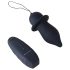 B SWISH Bfilled Classic - vibrador anal com controle remoto (preto)
