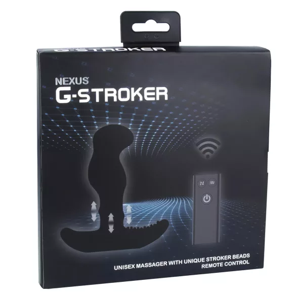 Nexus G-stroker - vibrador massageador de próstata com controle remoto - preto