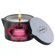 Kama Sutra - vela de massagem vegana - morango - 170g