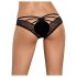 Obsessive Frivolla - calcinha rendada picante feminina - preto
