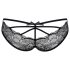 Obsessive Frivolla - calcinha rendada picante feminina - preto