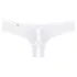 Obsessive Alabastra - tanga aberta feminina - laço floral - branco