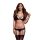 Baci - Conjunto de renda suave - Preto (S-L)