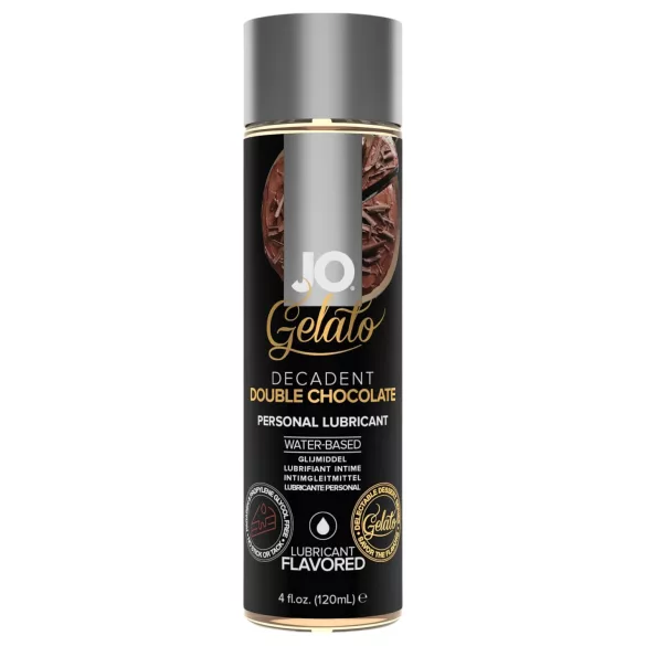 Jo Gelato - lubrificante comestível à base de água sabor chocolate duplo - 120ml