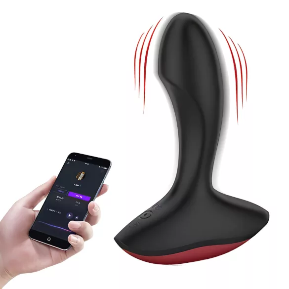 Magic Motion Solstice - vibrador de próstata inteligente recarregável preto