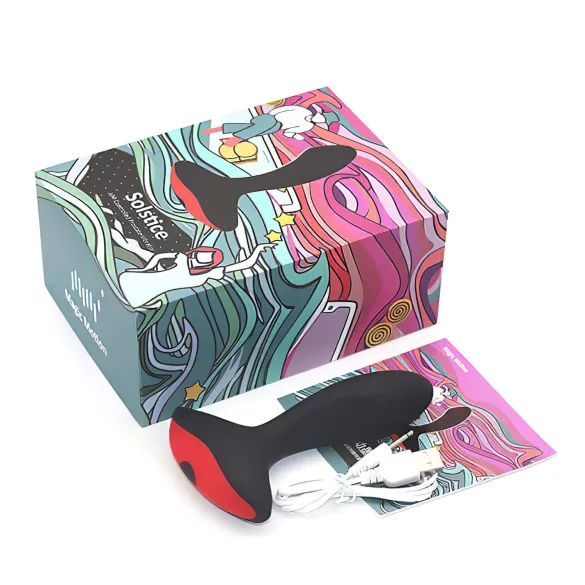 Magic Motion Solstice - Vibrador de próstata controlado por app, para homens (preto)