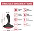 Magic Motion Solstice - vibrador de próstata inteligente recarregável (preto)