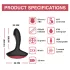 Magic Motion Solstice - vibrador de próstata inteligente recarregável preto