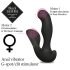FEELZTOYS Black Jamba - Vibrador anal aquecido com controle remoto (preto)