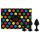 Conjunto de Plugues Anus FEELZTOYS Bibi - Preto (3 peças)