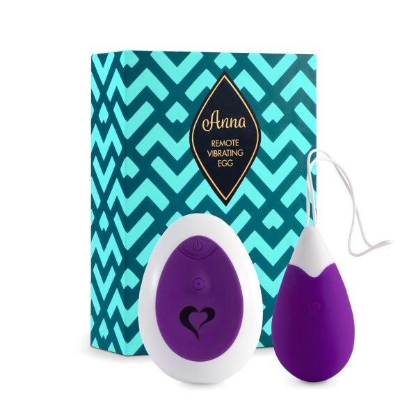 FEELZTOYS Anna - Ovo Vibratório Recarregável c/ Controle Remoto (Roxo)