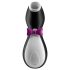 Pinguim Satisfyer - estimulador à prova d'água (preto e branco)