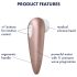 Satisfyer 1 Número Um - Estimulador de Clitóris com Ondas de Ar (marrom)