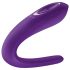 Satisfyer Double Classic - vibrador para casais, recarregável e à prova d'água (roxo)