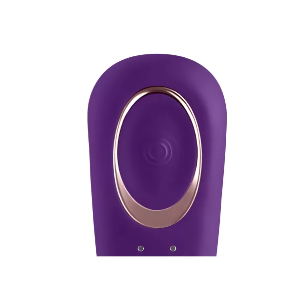 Satisfyer Double Classic - vibrador duplo à prova d'água com bateria (roxo)