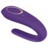 Satisfyer Double Classic - vibrador para casais, recarregável e à prova d'água (roxo)