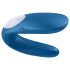 Satisfyer Baleia Dupla - Vibrador Duplo com 2 Motores (Azul)