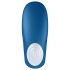 Satisfyer Baleia Dupla - Vibrador Duplo com 2 Motores (Azul)