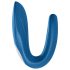 Satisfyer Baleia Dupla - Vibrador Duplo com 2 Motores (Azul)