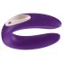 Satisfyer Double Plus Remote - Vibrador para Casal com Controle Remoto (Roxo)