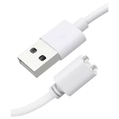   Cabo de carregamento USB magnético universal para smartwatch (2 pinos, 8 mm)