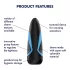 Satisfyer Men One - masturbador masculino de sucção - azul/preto
