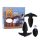 FEELZTOYS Funkybutts - Conjunto de vibrador anal recarregável sem fio (preto)