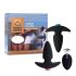 FEELZTOYS Funkybutts - Conjunto de vibrador anal recarregável sem fio (preto)
