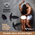 FEELZTOYS Funkybutts - Conjunto de vibrador anal recarregável sem fio (preto)