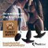 FEELZTOYS Funkybutts - Conjunto de vibrador anal recarregável sem fio (preto)