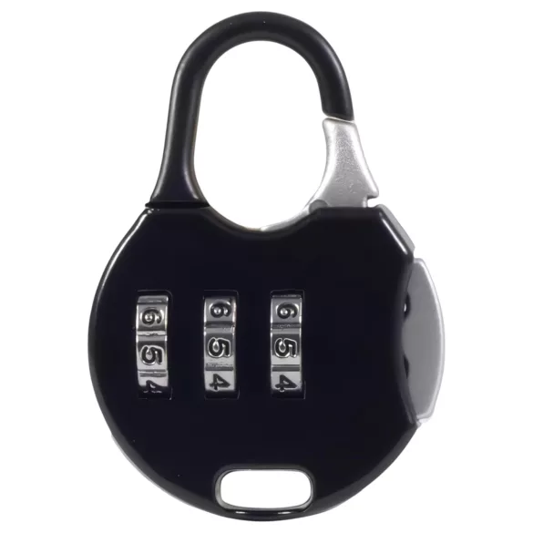 LOCK A WILLY - jaula peniana com cadeado - silicone preto