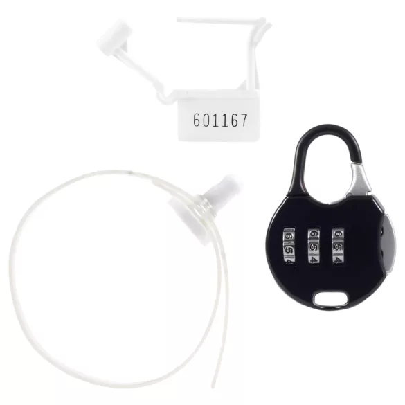 LOCK A WILLY - jaula peniana com cadeado - silicone preto