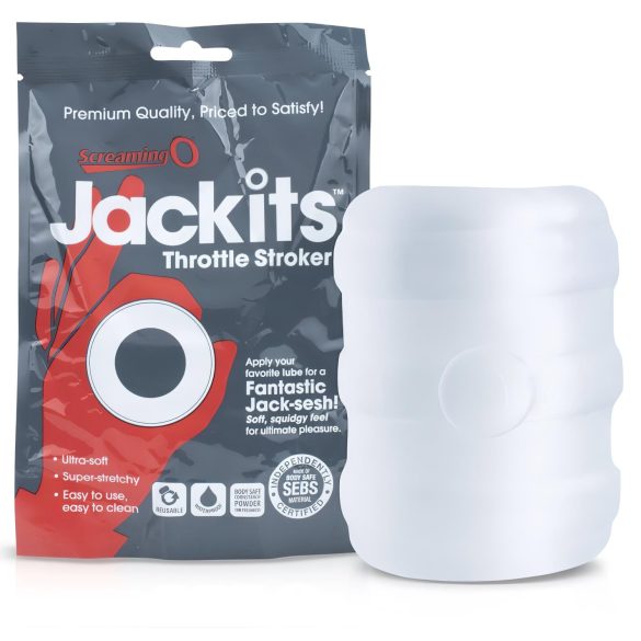 Screaming Jackits - Masturbador, Anel Peniano e Extensor (transparente)
