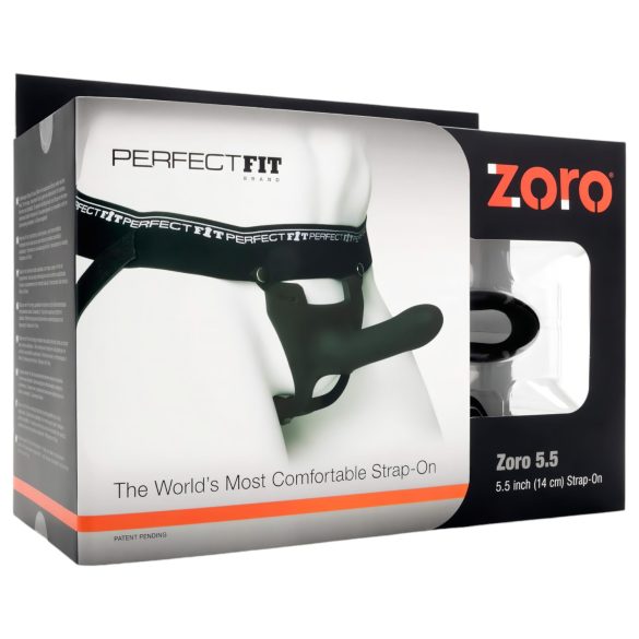 Perfect Fit ZORO 5.5 - Prótese com Cinto (14cm) - Preto
