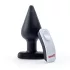 Screaming Plug XL - plug anal vibratório - silicone preto