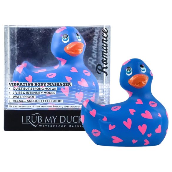 My Duckie Romance 2.0 - vibrador à prova d'água (azul-rosa)