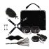 Conjunto BDSM RS Soiree Kinky Me Softly - Preto (7 peças)