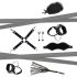 Conjunto BDSM RS Soiree Kinky Me Softly - Preto (7 peças)