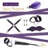 RS Soiree Kinky Me Softly - Kit de Bondage BDSM Roxo (7 Peças)