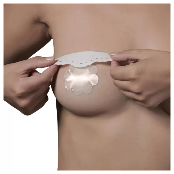 Bye Bra - adesivo levanta seios invisível - rosa - 6 unidades
