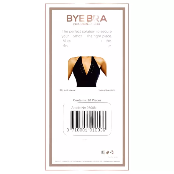 Bye Bra - fita dupla face para roupas - 20 unidades
