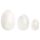 La Gemmes Yoni - Conjunto de Bolas de Kegel - Quartzo (3 peças)
