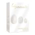 La Gemmes Yoni - Conjunto de Bolas de Kegel - Quartzo (3 peças)