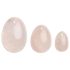 La Gemmes Yoni - conjunto de bolas de geisha - quartzo rosa (3 peças)