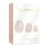 La Gemmes Yoni - conjunto de bolas de geisha - quartzo rosa (3 peças)
